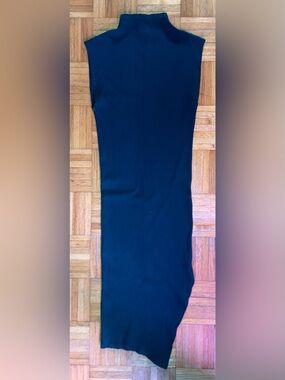 Meg Brooklyn Forest Green Ribbed Body Con Mid Length Dress M